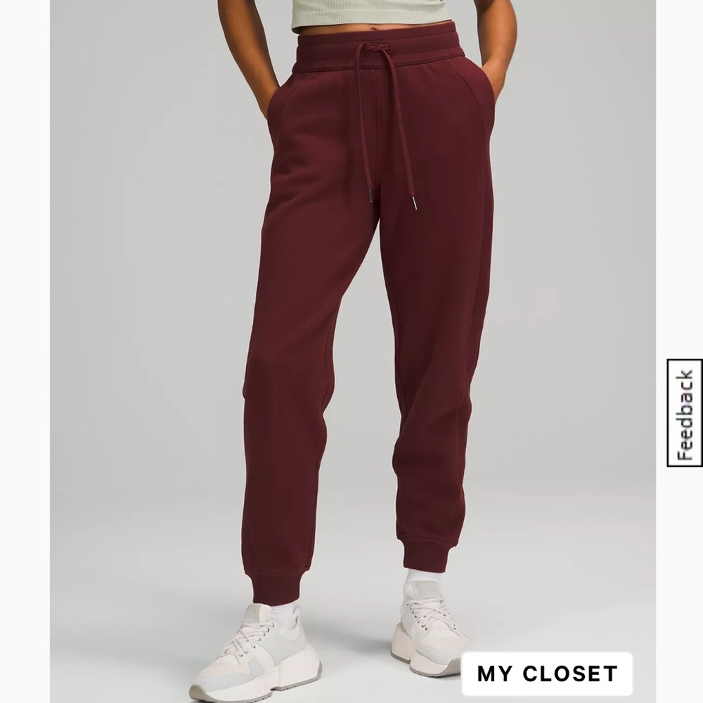 lululemon athletica Scuba High Rise French Terry Full Length Athletic Sweatpants
